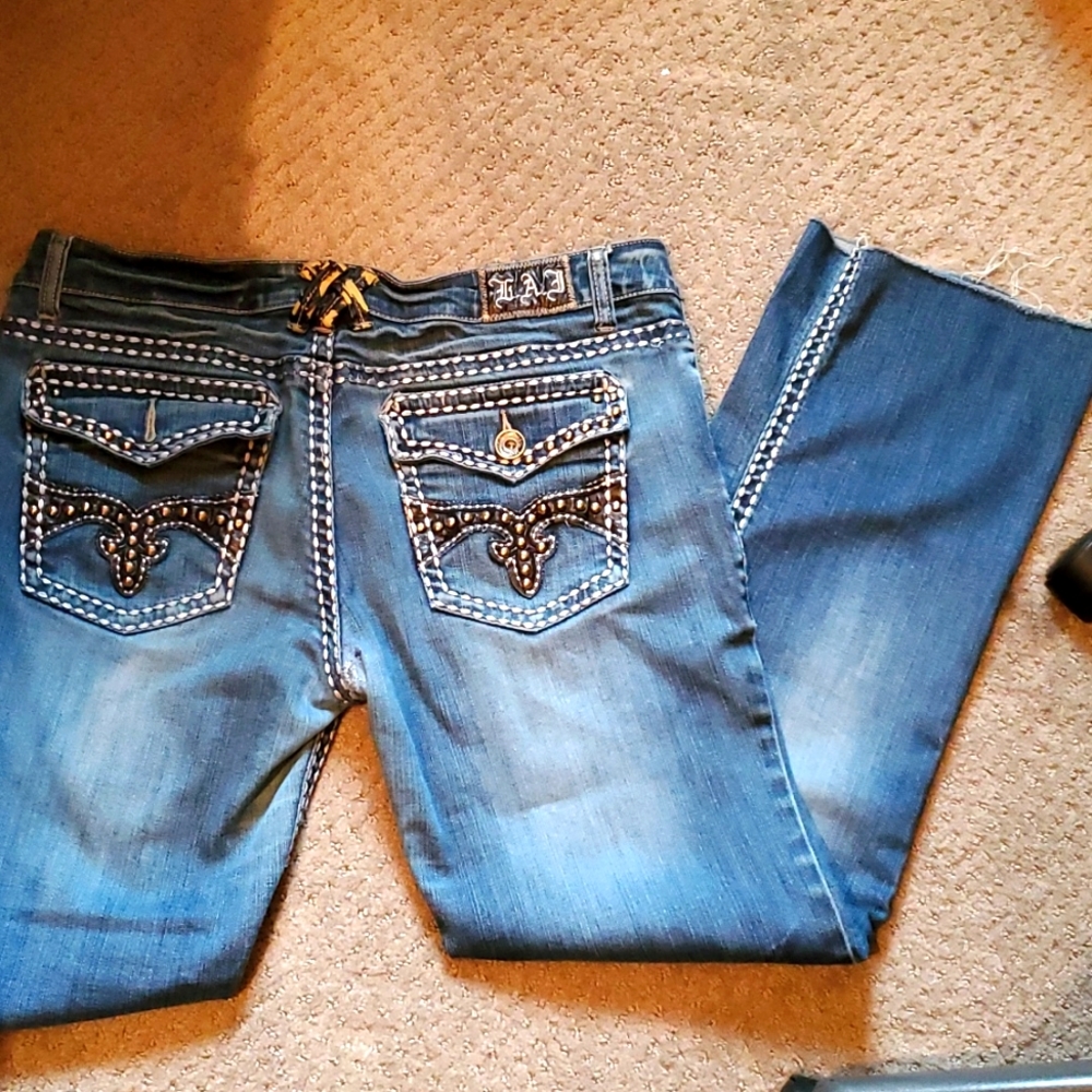 JEANS - LA Idol embellished jeans